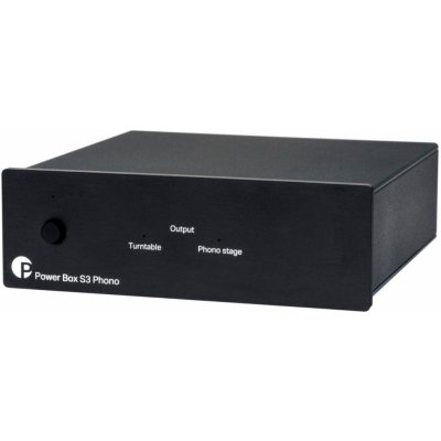 ProJect Power Box S3 Phono - Black INT Čierna (Účinný napájací zdroj s DC filtrom pre čisté napájanie gramofónov a phono predzoslivovačov Pro-Ject)