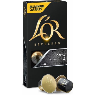 Kávové kapsule L'OR Espresso Onyx 10ks hliníkových kapsúl (4029058)