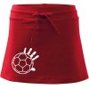 Hádzaná lopta ruka - Športová sukne - two in one - M ( Červená )
