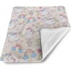 Sablio Detská deka pre bábätko Jednorožci - 90x120 cm
