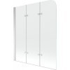 Mexen FELIX, vaňová zástena, 3-krídlová, 120 x 140 cm, číra, 890-120-003-01-00