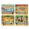 Vilac Drevené puzzle zoo
