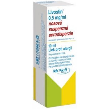 Livostin 0,5 mg/ml aer.nau.1 x 10 ml