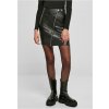 Ladies Synthetic Leather Biker Skirt