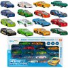 Majlo Toys Zostava 16 kovových autíčok Metal Alloy Cars