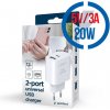 GEMBIRD TA-UC-PDQC20-W-01, Nabíjačka, USB/USB-C