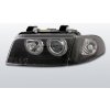 TUNING-TEC Predné svetlá, AUDI A4, 1994-1998, ANGEL EYES ČIERNA