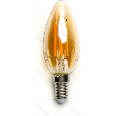 Aigostar LED filament žiarovka E14 C35 4W 2200K teplá biela