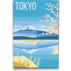 Vymalujsisam.sk Maľovanie podľa čísiel - Tokio, Japonsko Veľkosť: 40x60cm, Rám: Bez rámu, iba zrolované plátno