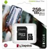 Kingston Canvas Select Plus microSDXC 256GB U3/V30/A1, 100MB/s čítanie, 85MB/s zápis + SD adaptér SDCS2/256GB