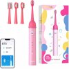 Sonická zubná kefka s aplikáciou pre deti a súpravou tipov Bitvae K7S (ružová) K7S pink