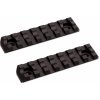 ASG ASG kovová RIS lišta M-RAIL pre M-LOK, 7 slots / 80 mm (2 kusy) - Čierna