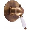 LABE - Sprchová batéria podomietková 1-cestná s telesom, Stará mosadz (Bronz) L583LSM, RAV Slezák