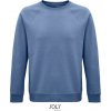 SOL´S SPACE / Unisex bio raglánová mikina - blue L