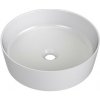 RAVAK UNI SLIM Ø40cm umývadlo na dosku okrúhle, bez prepadu, keramika, XJX01140002