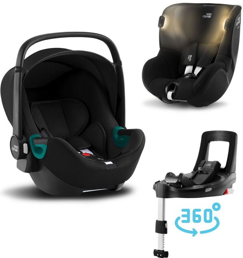 Britax Römer Set Baby-Safe 3 i-Size+Flex Base iSense+Dualfix iSense 2021  Space Black od 709 € - Heureka.sk