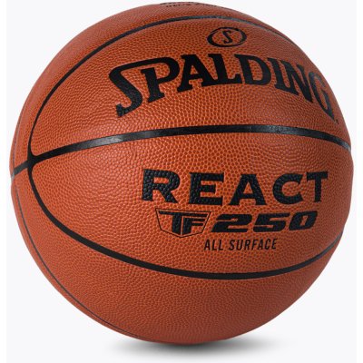 Spalding TF-250 React Logo FIBA basketbal oranžová 76967Z (7)