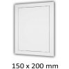 Plastové revízne dvierka 150 x 200 mm s montážnym golierom MIKAWI 59-2845
