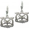 Strieborne Tlapky Sova – strieborné náušnice 497