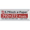 Waveshare 5.79inch E-Paper Module (B), e-ink display, 792x272, Red/Black/White, SPI Interface