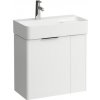 Skrinka pod umývadlo Laufen BASE 58,5x29x52,5 cm biela H4025521102601