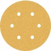 Bosch Brúsny papier EXPERT C470 so 6 otvormi pre excentrické brúsky, 150 mm, zrnitosť 60, 5 ks 2608900814