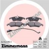 Sada brzdových platničiek kotúčovej brzdy OTTO ZIMMERMANN 24743.190.3