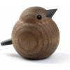 novoform Drevený vtáčik Baby Sparrow Smoke Stained Oak