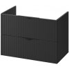 Cersanit Tirso, závesná skrinka pod umývadlo 794x447x572 mm, čierna matná, S1017-011