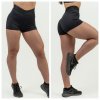 NEBBIA - Dámske kompresné kraťasy s vysokým pásom 832 (black) - XS