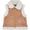 Guess Faux Suede vesta Hnedá