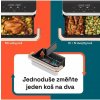 Cosori Dual Blaze TwinFry chytrá horkovzdušná fritéza10 L, keramika, bílá (CAF-TF101S-WEUR (ceramic))
