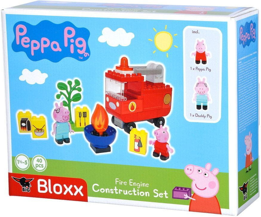 PlayBIG Bloxx Peppa Pig Feuerwehrauto
