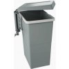 Elletipi Vstavaný odpadkový kôš SWING 2.0 – na dvierka, 24 L, PBN A SG44
