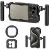 Neewer PA024k sada, ultra stabilizačná klietka + 2x rukoväť pre iPhone 15 Max, 15 Pro Max 10103135
