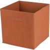 DOCHTMANN Úložný box textilný, oranžový 31x31x31cm