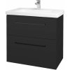 Dreja Umývadlová skrinka BIG INN SZZ2 80 - N03 Graphite / Úchytka T06 / N03 Graphite