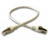 Datacom 1690 Patch, S/FTP CAT6A, 0,5m, šedý