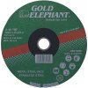 Kotúč Gold Elephant 41AA 150x1,6x22,2 mm, rezný na kov a nerez A46TBF