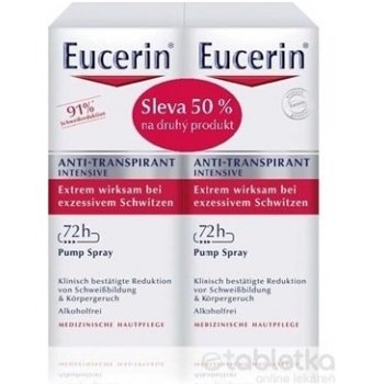 Eucerin Intenzívny deospray 2 x 30 ml