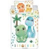 Jerry Fabrics Obliečky do postieľky 100x135 + 40x60 cm - Dino 