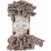 Alize - Jemná priadza na pletenie Alize Puffy Kávova 530