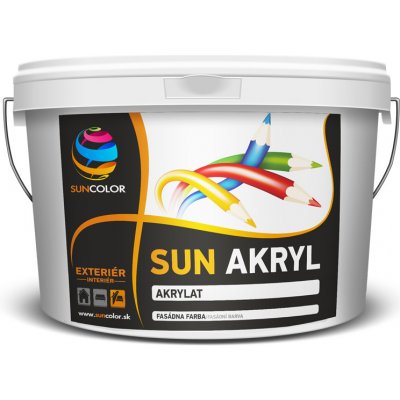 SUNCOLOR SUN AKRYL 0,8 kg biely