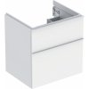GEBERIT KÚPEĽNE Skrinka pod umývadlo iCon, s 2 zásuvkami, 59.2cm, biela, 502.303.01.3