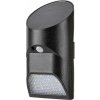 RABALUX 77013 Sepik solárne nástenné svietidlo LED 3,6W/150lm 4000K IP44 čierna, biela, súmrakový a pohybový senzor