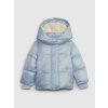 GAP Baby prešívaná bunda s kapucňou Modrá 4YRS Modrá Modrá