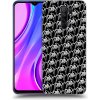 Picasee silikónový čierny obal pre Xiaomi Redmi 9 - Separ - White On Black 2