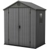 Keter Plastový záhradný domček Darwin 6x4, sivá, 190 x 121 x 221 cm