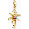 THOMAS SABO prívesok charm Colourful palm tree gold 1934-488-7