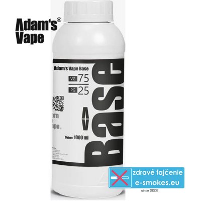 Adam's Vape Chemická směs Base PG25/VG75 0mg 1000ml